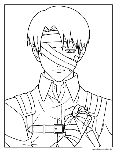 Attack on Titan Ausmalbild 13 - kostenlos zum Ausdrucken
