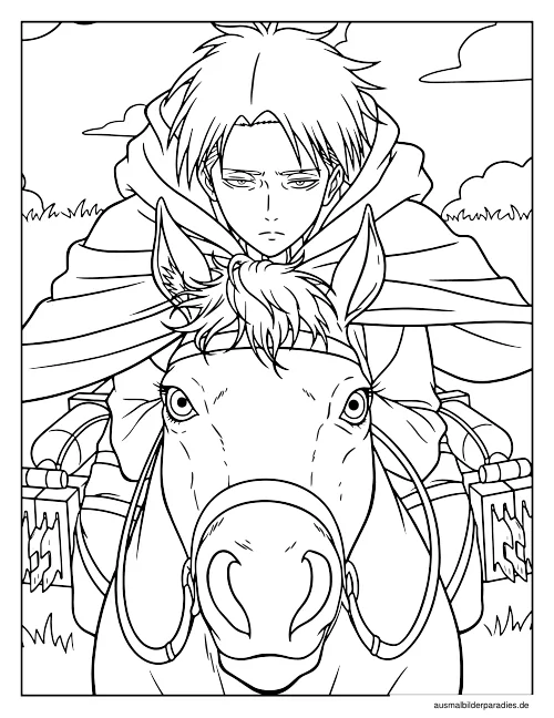 Attack on Titan Ausmalbild 14 - kostenlos zum Ausdrucken