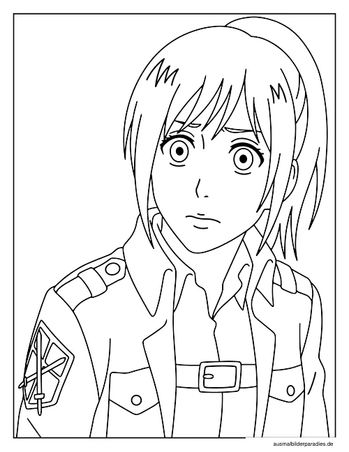 Attack on Titan Ausmalbild 17 - kostenlos zum Ausdrucken
