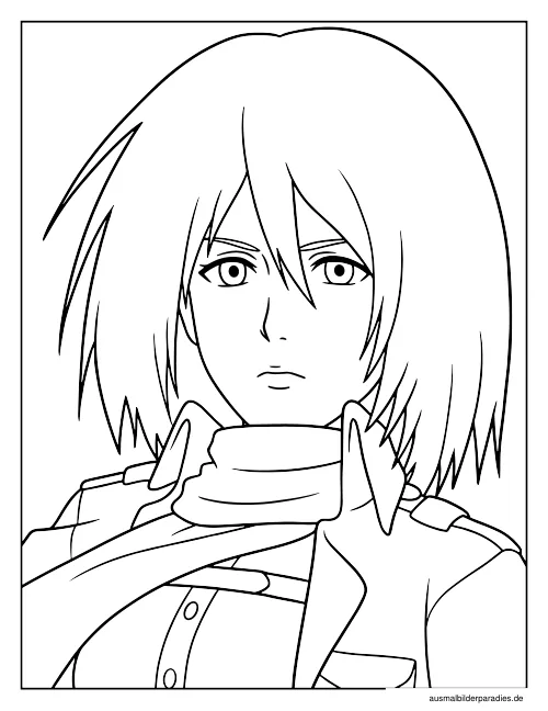 Attack on Titan Ausmalbild 19 - kostenlos zum Ausdrucken