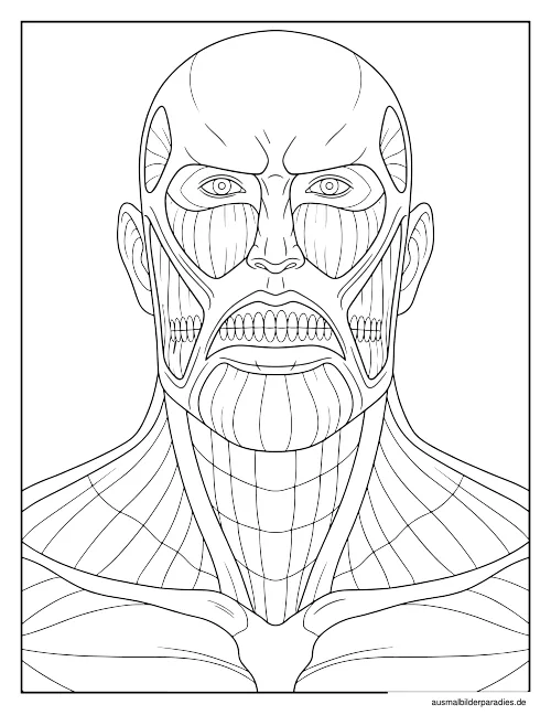 Attack on Titan Ausmalbild 5 - kostenlos zum Ausdrucken