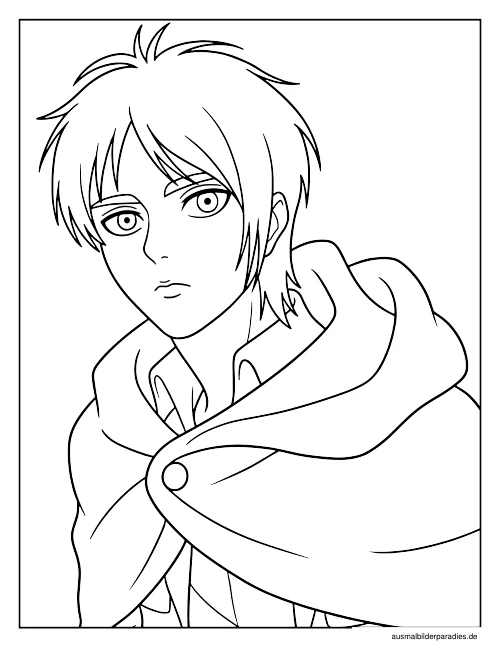 Attack on Titan Ausmalbild 9 - kostenlos zum Ausdrucken