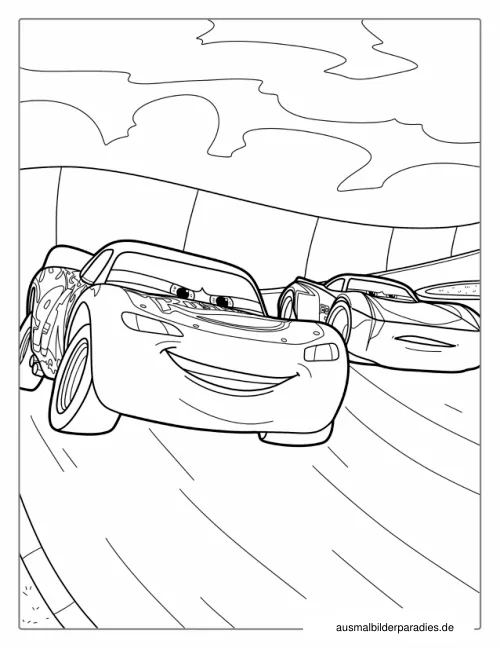 Auto Ausmalbild 33 - kostenlos zum Ausdrucken
