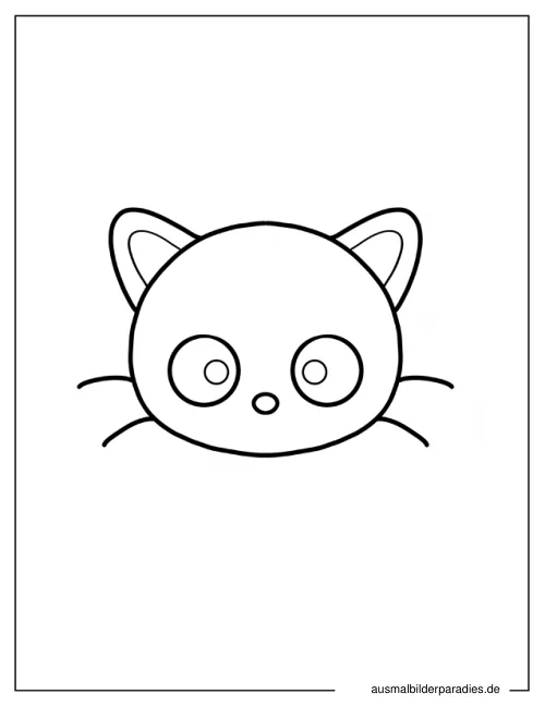 Chococat Ausmalbild 17 - kostenlos zum Ausdrucken