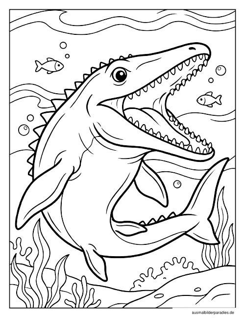 Dinosaurier Ausmalbild 26 - kostenlos zum Ausdrucken