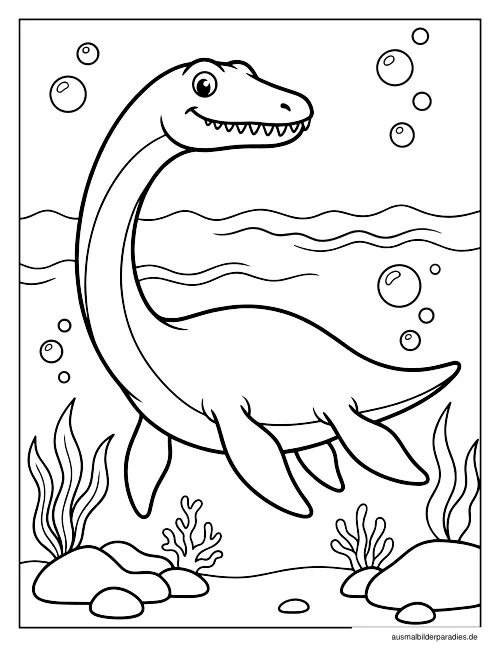 Dinosaurier Ausmalbild 30 - kostenlos zum Ausdrucken