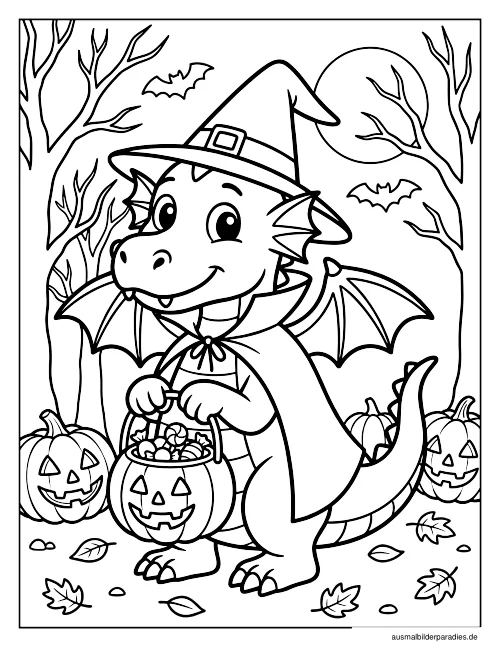 Drache Ausmalbild 23 - kostenlos zum Ausdrucken