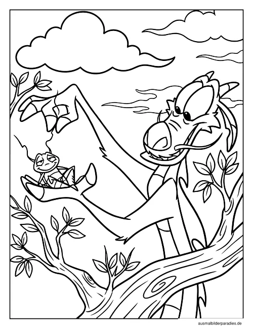Drache Ausmalbild 26 - kostenlos zum Ausdrucken