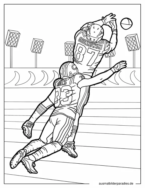 Fußball Ausmalbild 11 - kostenlos zum Ausdrucken
