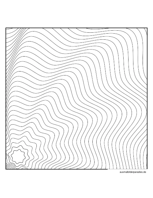 Geometrische Muster Ausmalbild 11 - kostenlos zum Ausdrucken