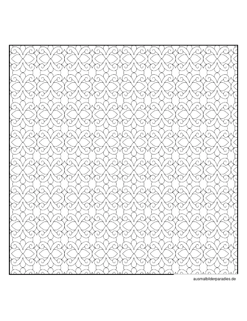 Geometrische Muster Ausmalbild 19 - kostenlos zum Ausdrucken