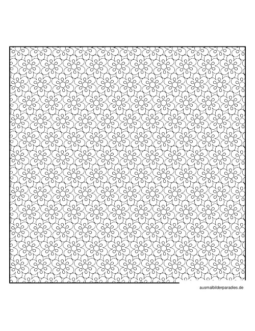 Geometrische Muster Ausmalbild 21 - kostenlos zum Ausdrucken