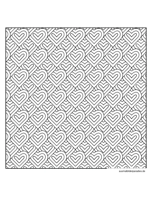 Geometrische Muster Ausmalbild 26 - kostenlos zum Ausdrucken
