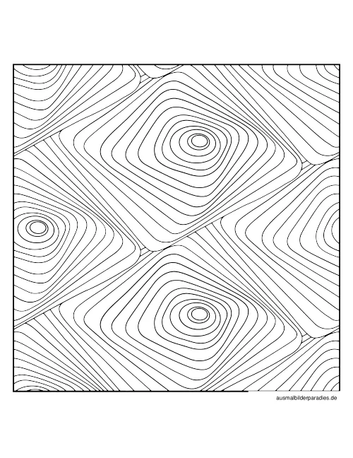 Geometrische Muster Ausmalbild 7 - kostenlos zum Ausdrucken