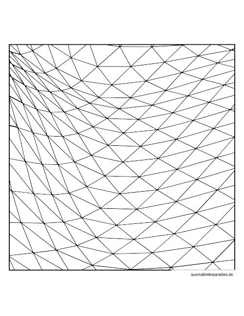 Geometrische Muster Ausmalbild 8 - kostenlos zum Ausdrucken