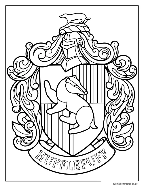 Harry Potter Ausmalbild 25 als Gratis-PDF Harry Potter Ausmalbild 25 - kostenlos zum Ausdrucken