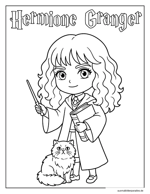 Harry Potter Ausmalbild 31 als Gratis-PDF Harry Potter Ausmalbild 31 - kostenlos zum Ausdrucken