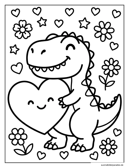 Herz Ausmalbild 7 als Gratis-PDF Herz Ausmalbild 7 - kostenlos zum Ausdrucken