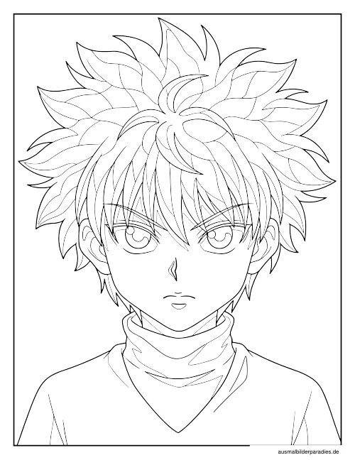 Hunter x Hunter Ausmalbild 13 - kostenlos zum Ausdrucken