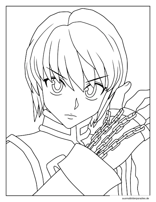 Hunter x Hunter Ausmalbild 16 - kostenlos zum Ausdrucken