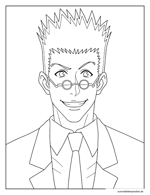 Hunter x Hunter Ausmalbild 18 - kostenlos zum Ausdrucken