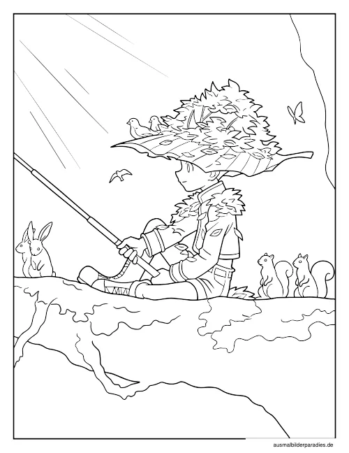 Hunter x Hunter Ausmalbild 2 - kostenlos zum Ausdrucken