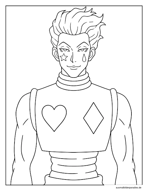 Hunter x Hunter Ausmalbild 9 - kostenlos zum Ausdrucken