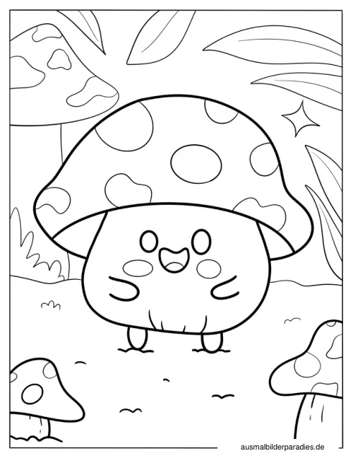Kawaii Ausmalbild 26 - kostenlos zum Ausdrucken