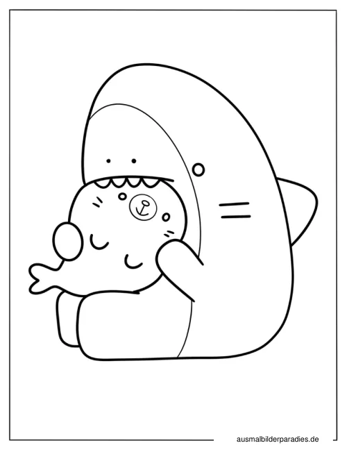 Kawaii Ausmalbild 29 - kostenlos zum Ausdrucken