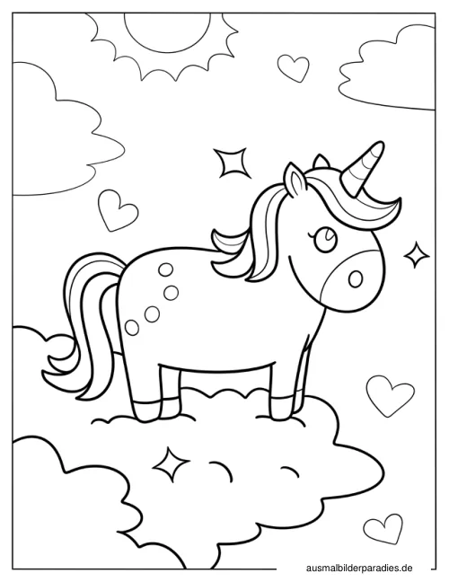 Kawaii Ausmalbild 3 - kostenlos zum Ausdrucken