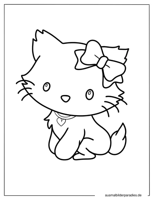 Kawaii Ausmalbild 34 - kostenlos zum Ausdrucken