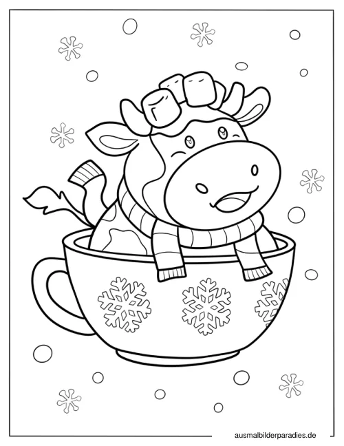 Kawaii Ausmalbild 6 - kostenlos zum Ausdrucken