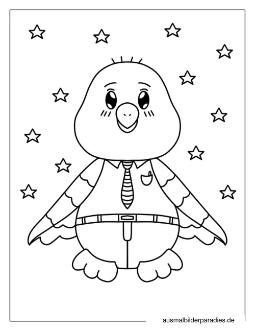 Kawaii Ausmalbild 7 - kostenlos zum Ausdrucken