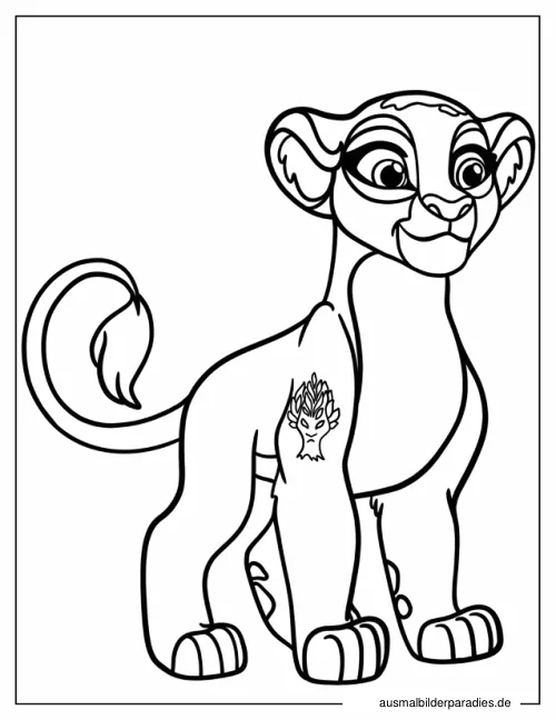 Lion Guard Ausmalbild 16 - kostenlos zum Ausdrucken