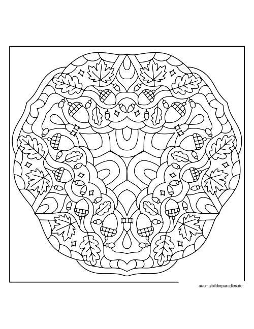 Ausmalbilder Mandala - kostenlos zum Ausdrucken