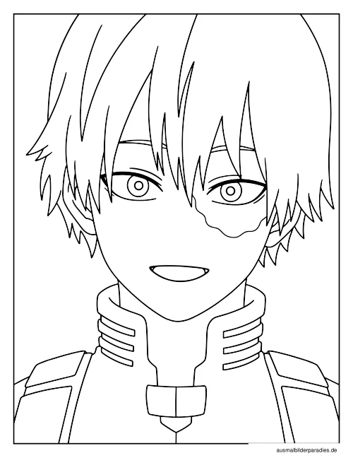 My Hero Academia Ausmalbild 19 - kostenlos zum Ausdrucken