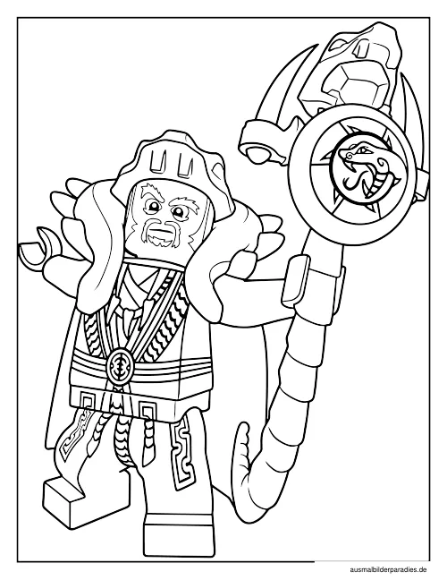 Ninjago Ausmalbild 10 - kostenlos zum Ausdrucken