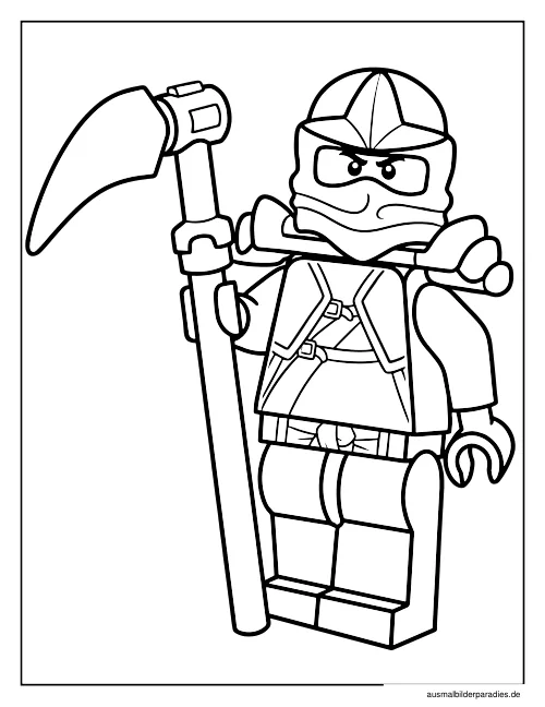 Ninjago Ausmalbild 16 - kostenlos zum Ausdrucken