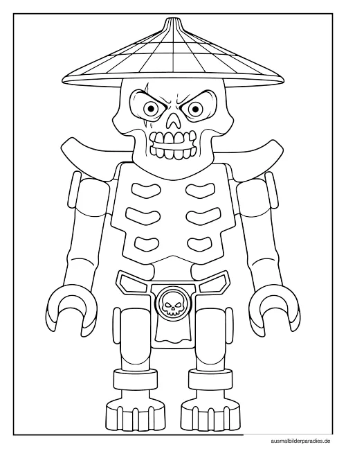 Ninjago Ausmalbild 20 - kostenlos zum Ausdrucken
