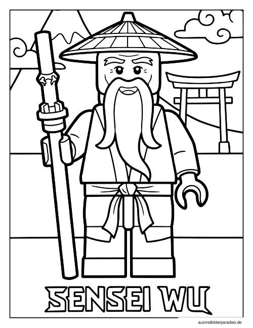 Ninjago Ausmalbild 26 - kostenlos zum Ausdrucken