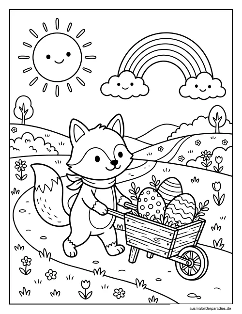 Ostern Ausmalbilder kostenlos zum Ausdrucken