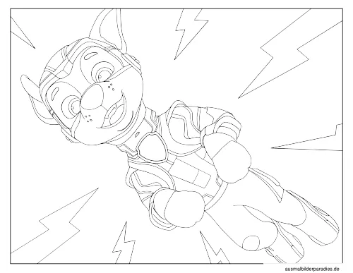 Paw Patrol Ausmalbild 19 - kostenlos zum Ausdrucken
