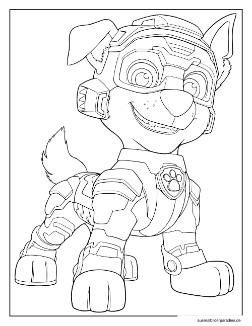 Paw Patrol Ausmalbild 22 - kostenlos zum Ausdrucken