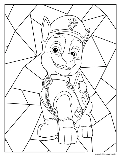 Paw Patrol Ausmalbild 31 - kostenlos zum Ausdrucken