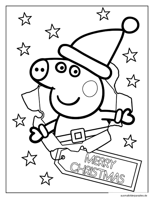 Peppa Wutz Ausmalbild 11 - kostenlos zum Ausdrucken