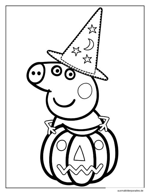 Peppa Wutz Ausmalbild 13 - kostenlos zum Ausdrucken