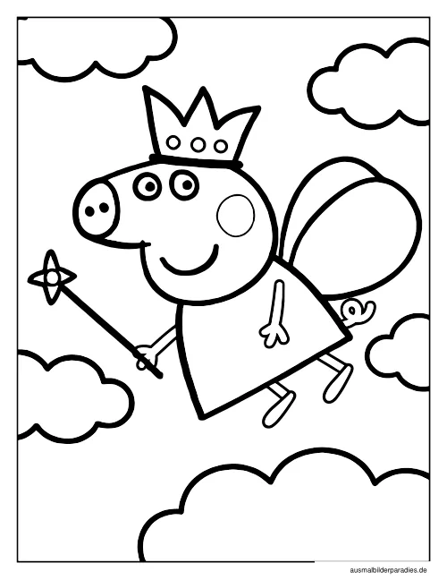 Peppa Wutz Ausmalbild 15 - kostenlos zum Ausdrucken