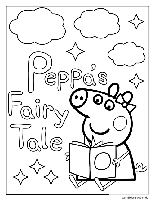 Peppa Wutz Ausmalbild 16 - kostenlos zum Ausdrucken