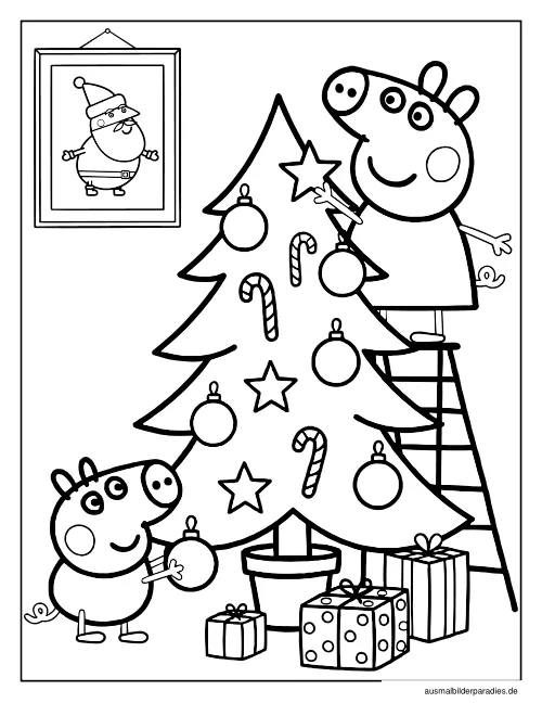 Peppa Wutz Ausmalbild 32 - kostenlos zum Ausdrucken