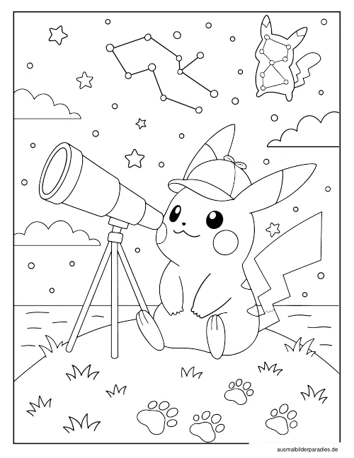 Pokémon Ausmalbild 14 - kostenlos zum Ausdrucken